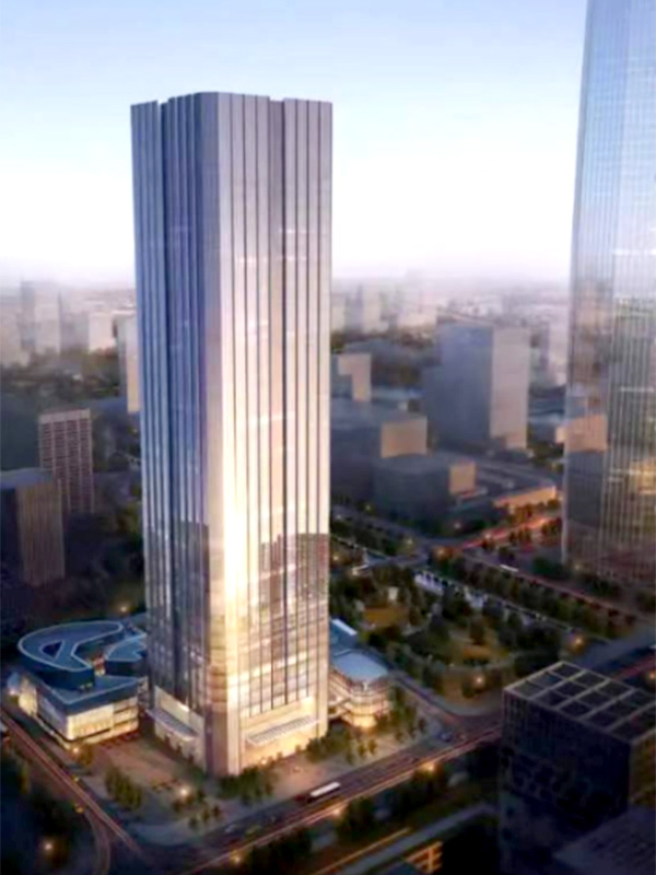 Ningbo East New city kjerneområde